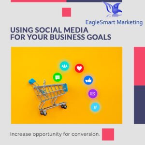 Using Social Media for your business goals:  Increase opportunity for conversions. - EagleSmart Marketing 